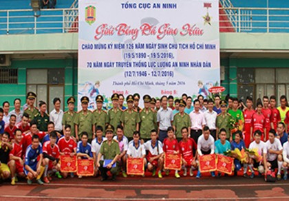Khai mạc Giải bóng đá Tổng cục An ninh tại TP.HCM