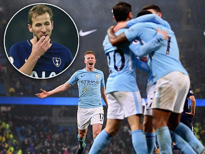 Đến Tottenham cũng đại bại, còn ai cản nổi Man. City