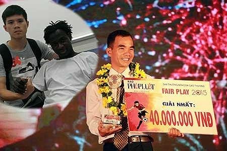 Cầu thủ nước ngoài đầu tiên đăng quang Fair Play bóng đá Việt
