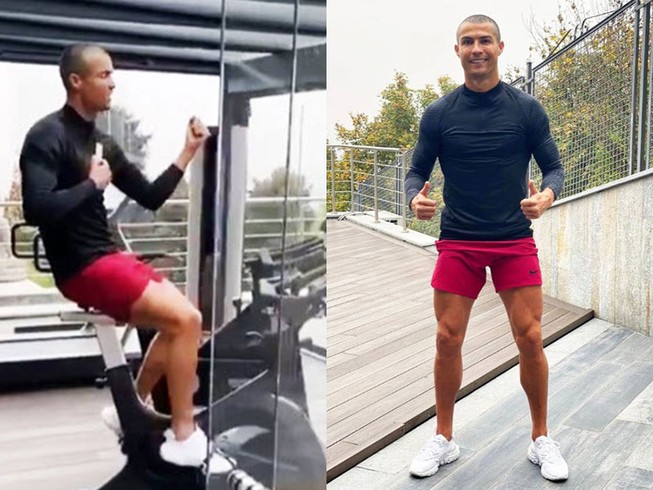 Ronaldo cạo trọc đầu vì COVID-19 và ảnh so sánh các thời kỳ