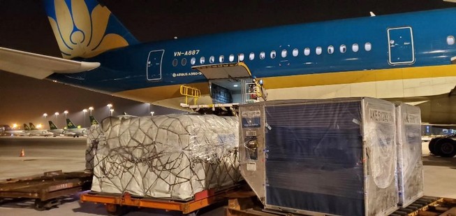 Vietnam Airlines tăng thị phần chở hàng xuất nhập khẩu