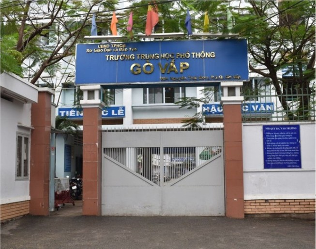 Trường THPT Gò Vấp nơi xảy ra sự việc