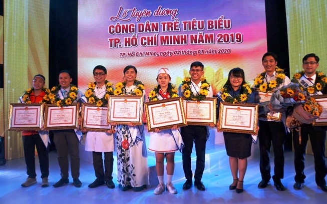 Vinh danh 12 gương công dân trẻ tiêu biểu TP.HCM năm 2019