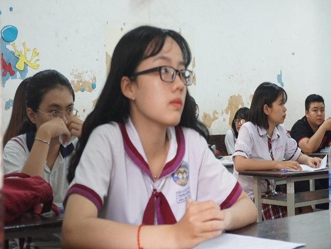 Thí sinh tham dự kỳ thi THPT quốc gia năm 2019. Ảnh: NGUYỄN QUYÊN