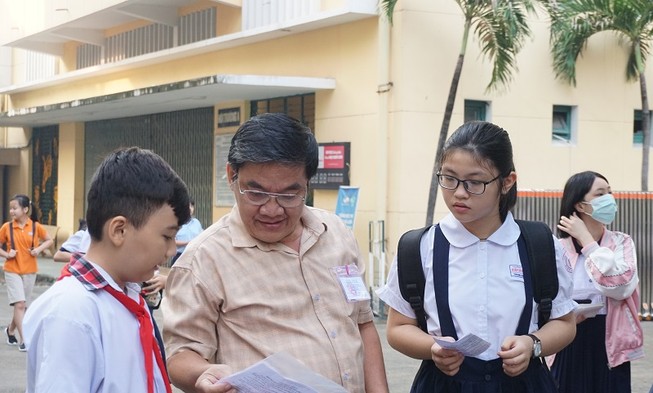 TP.HCM: Công bố đề thi và đáp án thi vào lớp 6 Trần Đại Nghĩa
