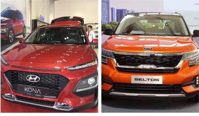 So sánh giá lăn bánh hai đối thủ Kia Seltos và Hyundai Kona