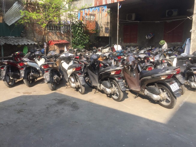 Phát hiện lượng lớn xe SH, Exiter, Liberty... vô chủ