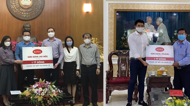 Doanh nghiệp ủng hộ tiền và thiết bị để phòng, chống COVID-19