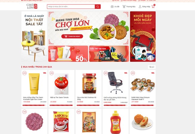 Lần đầu mở 'chợ phiên online' cho tiểu thương