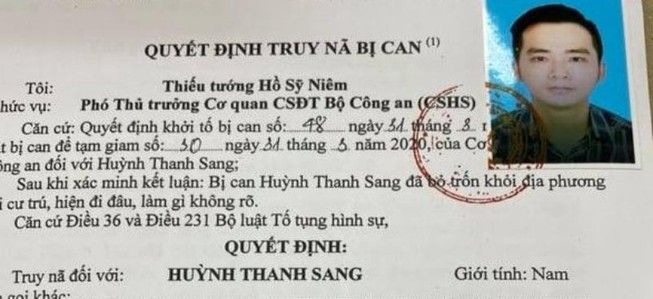 Bộ Công an truy nã giám đốc Công ty cổ phần quốc tế SSKEY
