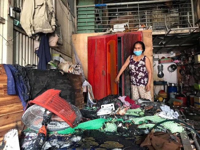 TP.HCM: 16 phòng trọ bị lửa thiêu rụi tại quận 9