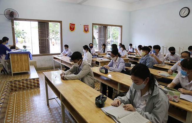 Các trường ở Khánh Hòa không còn chia, giảm, giãn cách lớp học