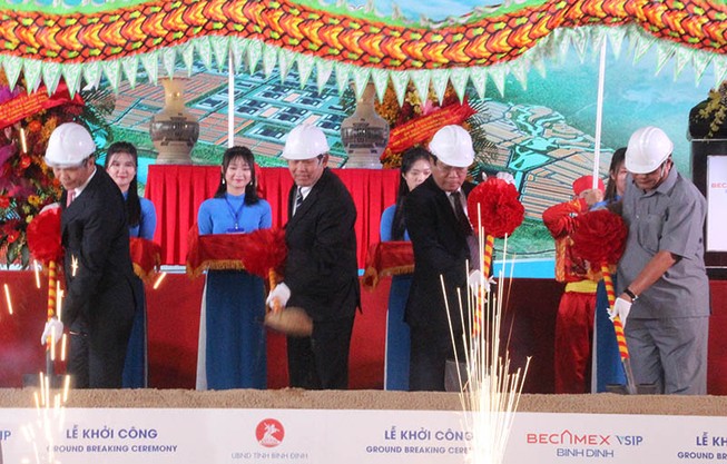 Khởi công dự án 3.300 tỉ hợp tác giữa Bình Định, Bình Dương