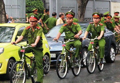 Công an TP Đà Nẵng tiếp nhận 100 xe đạp chuyên dụng đi tuần tra