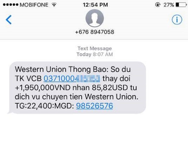 Cẩn trọng chiêu lừa tinh vi chiếm tài khoản ngân hàng