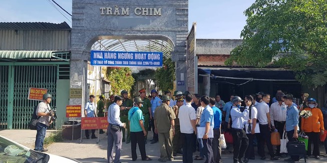 Bắt đầu cưỡng chế Gia Trang quán Tràm Chim Resort