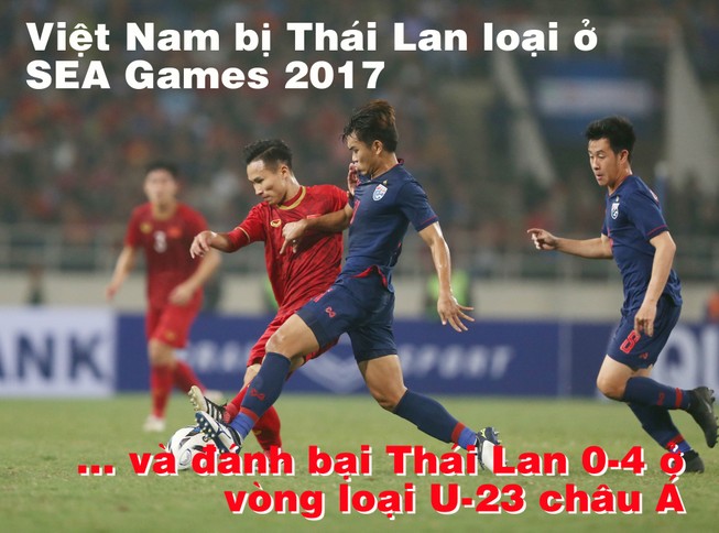 Xem U-23 Việt Nam bị Thái Lan 'hành' và xem cuộc đòi nợ 4-0