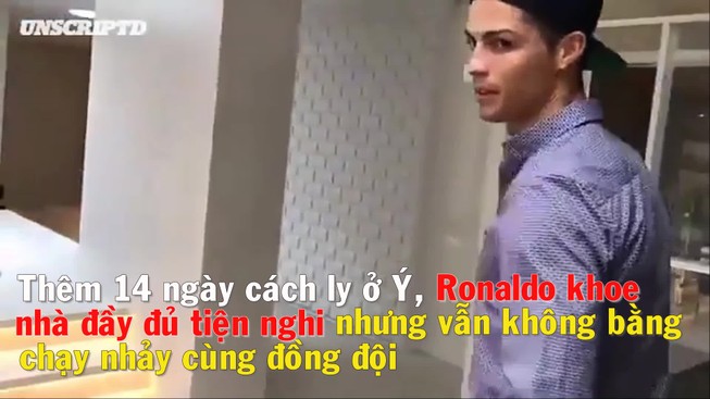Trở lại Ý, Ronaldo ‘vỡ kế hoạch’ với 2 tuần cách ly