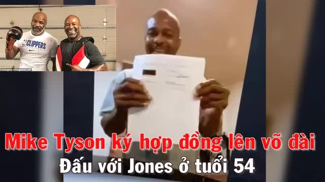 Mike Tyson trở lại đấu Roy Jones vào tháng 9-2020