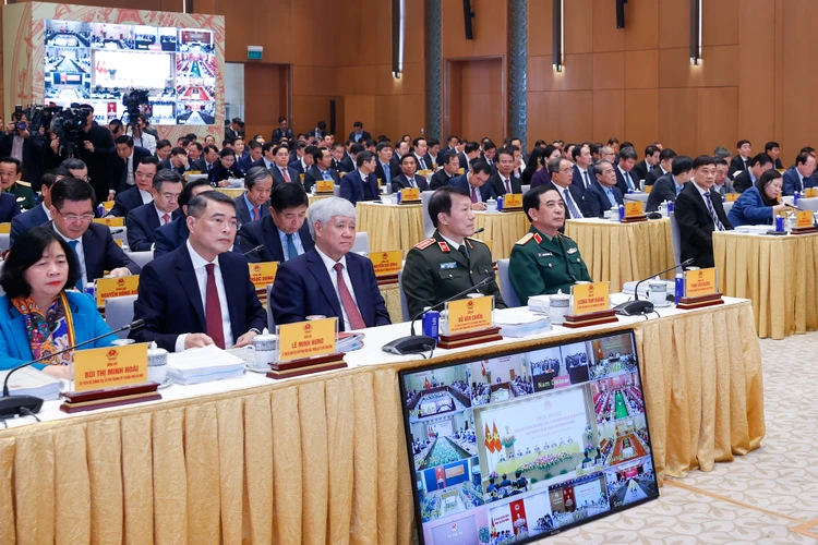 Các đại biểu tham dự hội nghị. Ảnh: VGP Tổng Bí thư Tô Lâm: Chúng ta có đủ thế và lực bước vào kỷ nguyên mới
