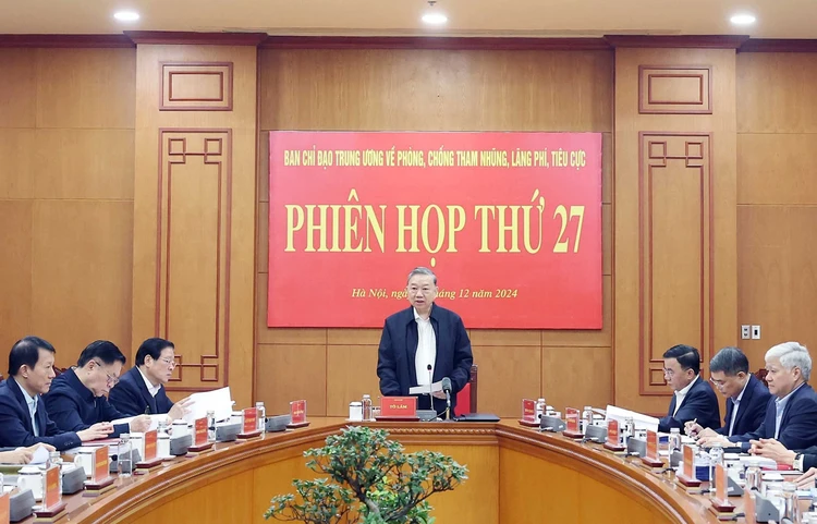 Tổng Bí thư Tô Lâm: Kiên trì xây dựng văn hóa liêm chính trong cán bộ, đảng viên