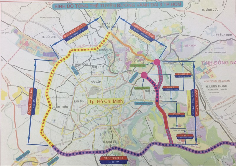 Đầu tư 48 km đoạn Vành đai 3 qua TP.HCM - ảnh 1