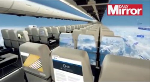 Ngồi máy bay trong suốt: cảm giác như đang bay giữa không trung - ảnh 1