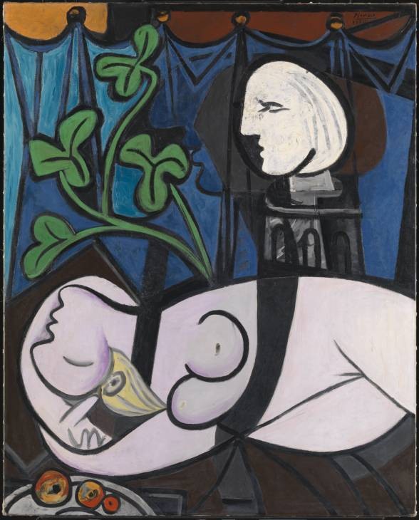 Nude, Green Leaves and Bust Nude, Green Leaves and Bust
