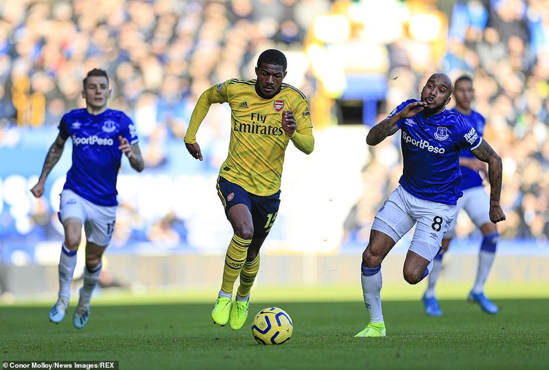 Aubameyang phung phí cơ hội Arsenal chia điểm trên sân Everton - ảnh 1