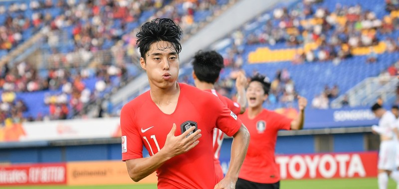 Hàn Quốc là đội đầu tiên đoạt vé vào tứ kết U-23 châu Á - ảnh 1