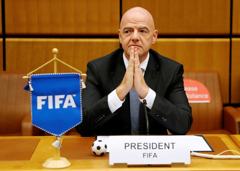 Chủ tịch FIFA Infantino gặp Tổng thống Donald Trump - ảnh 1