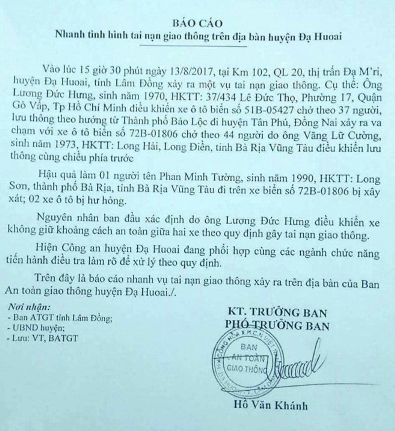 Không có chuyện 2 xe khách 'dìu nhau' trên đèo Bảo Lộc - ảnh 2