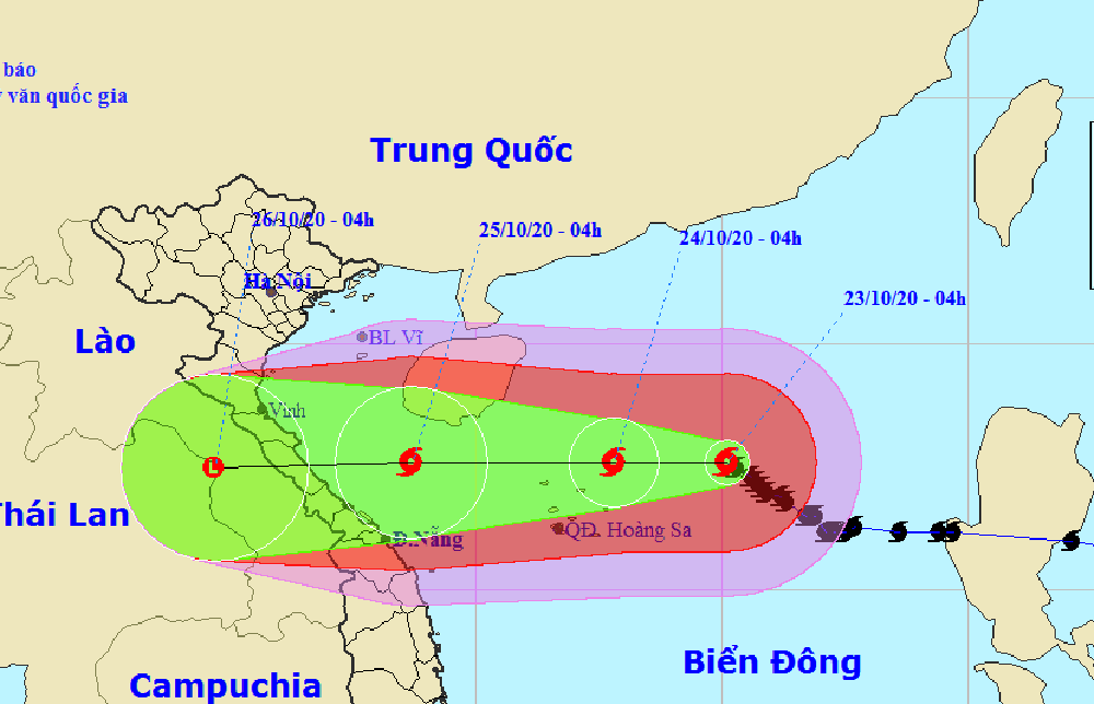 Tin mới nhất về bão số 8 - ảnh 1