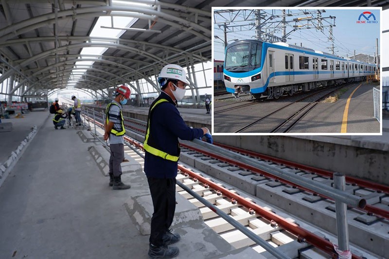 TP.HCM: Sắp hoàn thiện hạ tầng metro số 1 - ảnh 1