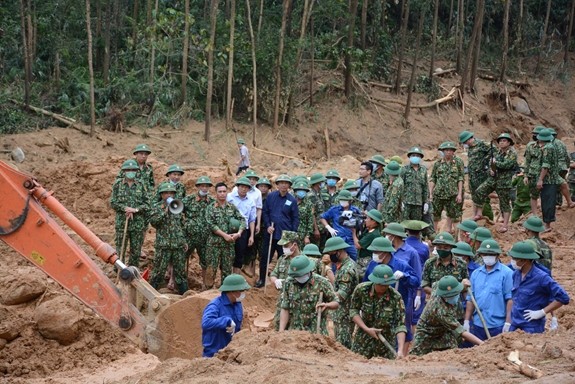 Đã tìm thấy thi thể 12 cán bộ, chiến sĩ tại Trạm kiểm lâm 67 - ảnh 1