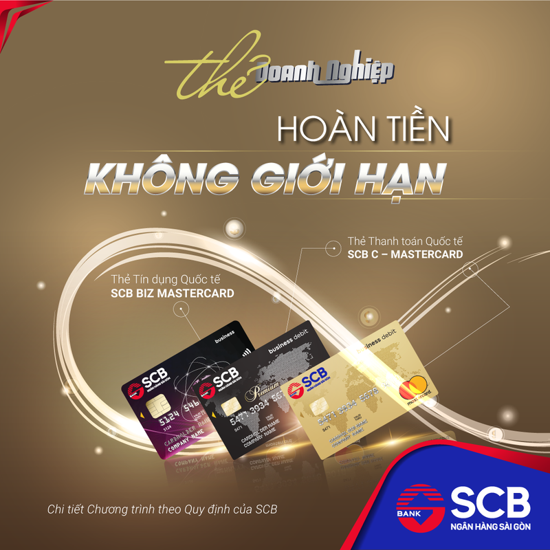 Tận hưởng nhiều ưu đãi hoàn tiền cho doanh nghiệp cùng SCB     - ảnh 1