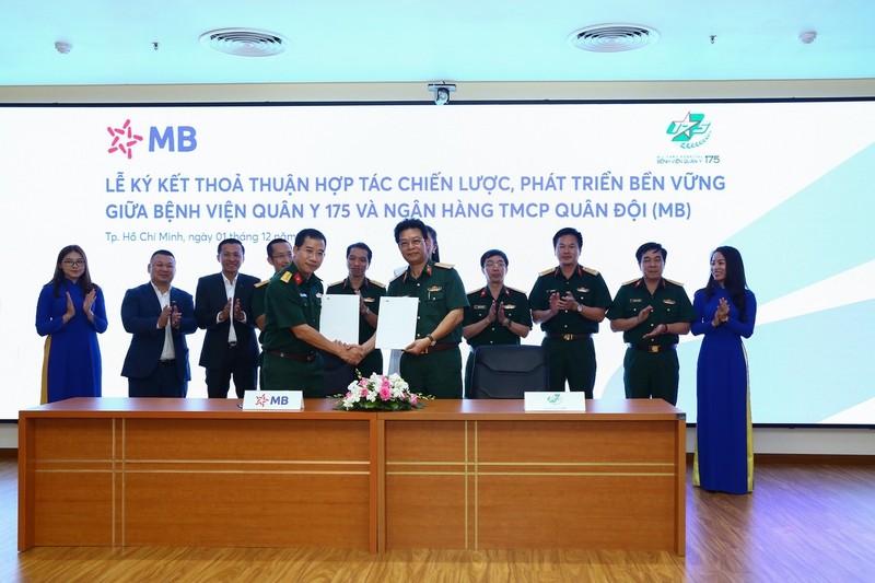 MB hợp tác Bệnh viện Quân y 175 thanh toán không tiền mặt    - ảnh 1