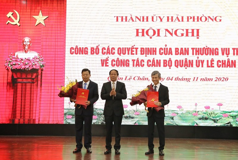 Hải Phòng bổ nhiệm, luân chuyển hàng loạt lãnh đạo chủ chốt - ảnh 1