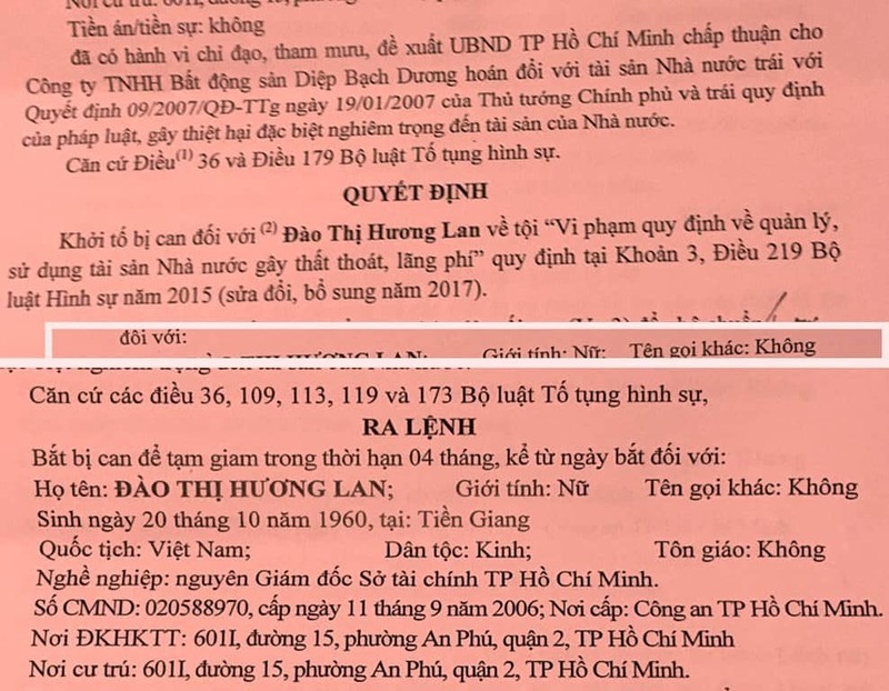 Cựu giám đốc Sở Tài chính dính án đại gia Dương Bạch Diệp - ảnh 1
