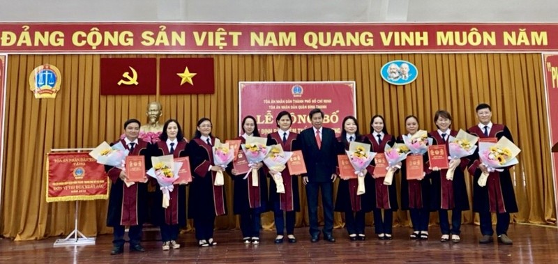 Bổ nhiệm nhiều thẩm phán tại TAND quận Bình Thạnh, TP.HCM - ảnh 2