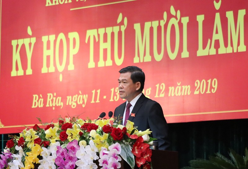 HĐND tỉnh Bà Rịa-Vũng Tàu thông qua 4 nghị quyết về nhân sự - ảnh 1