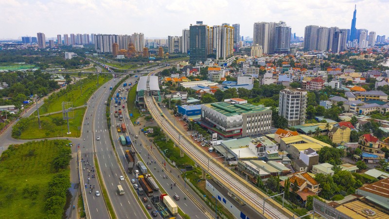 Ngắm diện mạo toàn tuyến metro số 1 sắp về đích - ảnh 17