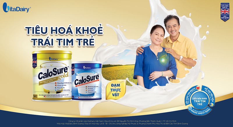 Calosure, dinh dưỡng cho tiêu hóa và tim mạch người cao tuổi - ảnh 1