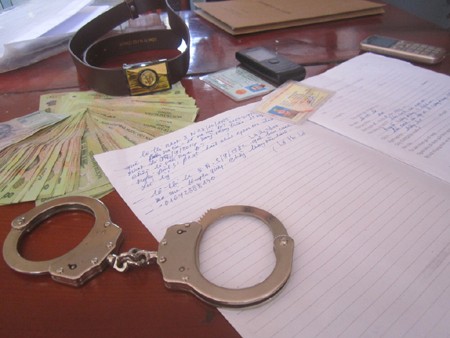 Tang vật thu giữ của vụ án.