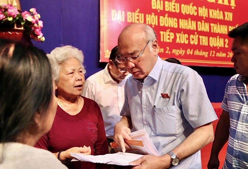 Ông Phan Nguyễn Như Khuê trao đổi Ban Dân nguyện về Thủ Thiêm - ảnh 1