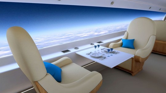 Màn hình hiển thị hiện đại trong cabin máy bay Spike S-512. Ảnh: Spike Aerospace