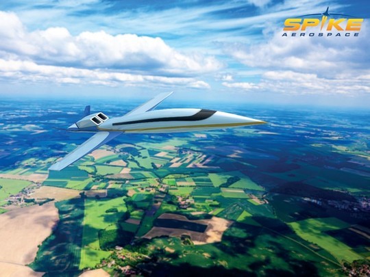 Mô hình máy bay siêu âm Spike S-512 của tập đoàn Spike Aerospace. Ảnh: Spike Aerospace