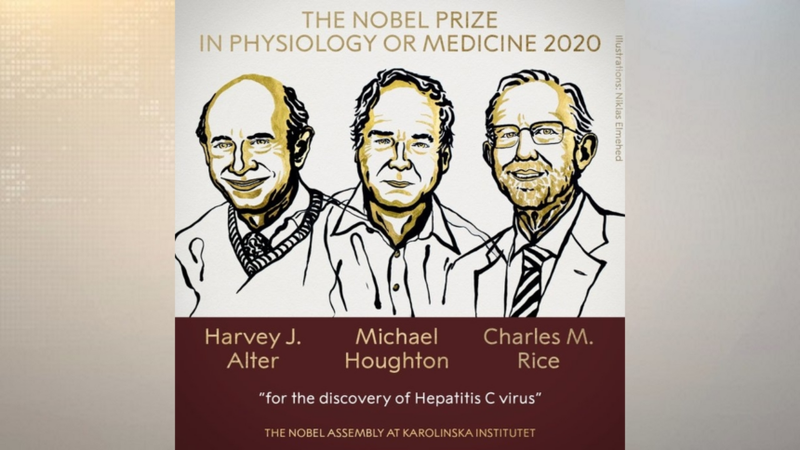 Nobel Y học vinh danh 3 nhà khoa học nghiên cứu viêm gan C - ảnh 1