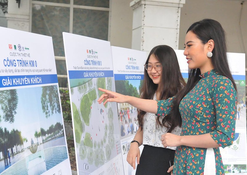 Hà Nội xin ý kiến người dân về cột mốc km0 ở Hồ Gươm - ảnh 1