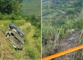 Xe chở khách từ Đà Nẵng lao xuống vực ở Hà Giang, 3 người chết